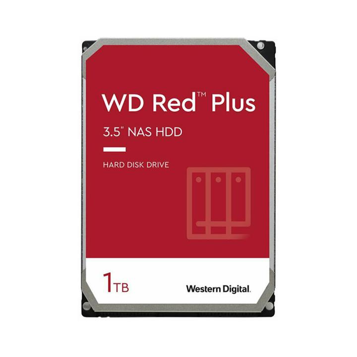 هارددیسک اینترنال وسترن دیجیتال مدل Red Plus ظرفیت 1 ترابایت WESTERN DIGITAL RED PLUS 1TB